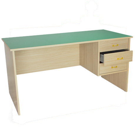 MESA PROFESOR ESCOLAR 3 CAJONES HAYA 150X70X75 CM