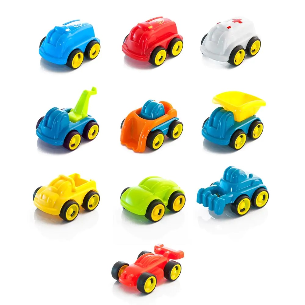 MINIMOBIL GO&JOB 12 CM PACK DE 10 VEHICULOS MINILAND