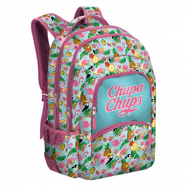 MOCHILA GRANDE 4 COMPARTIMENTOS CHUPA CHUPS DE 345X460X190MM MOCHILA APTA PARA CARRO