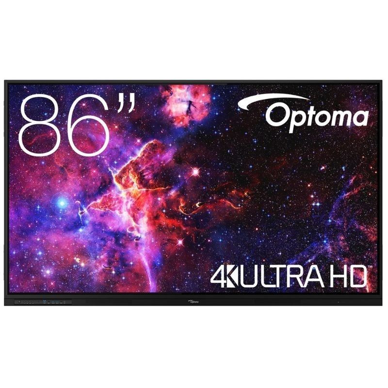 MONITOR INTERACTIVO 86" OPTOMA SERIE 3 + WIFI REF: 6228091 + 6228088  3863RK ANDROID 14 / 8GB / 64GB / 4K ULTRAHD  + SOPORTE PARED