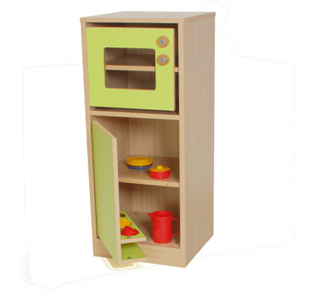 MUEBLE COCINA MODULO FRIGORIFICO+MICROONDAS HAYA 40X40X106CM