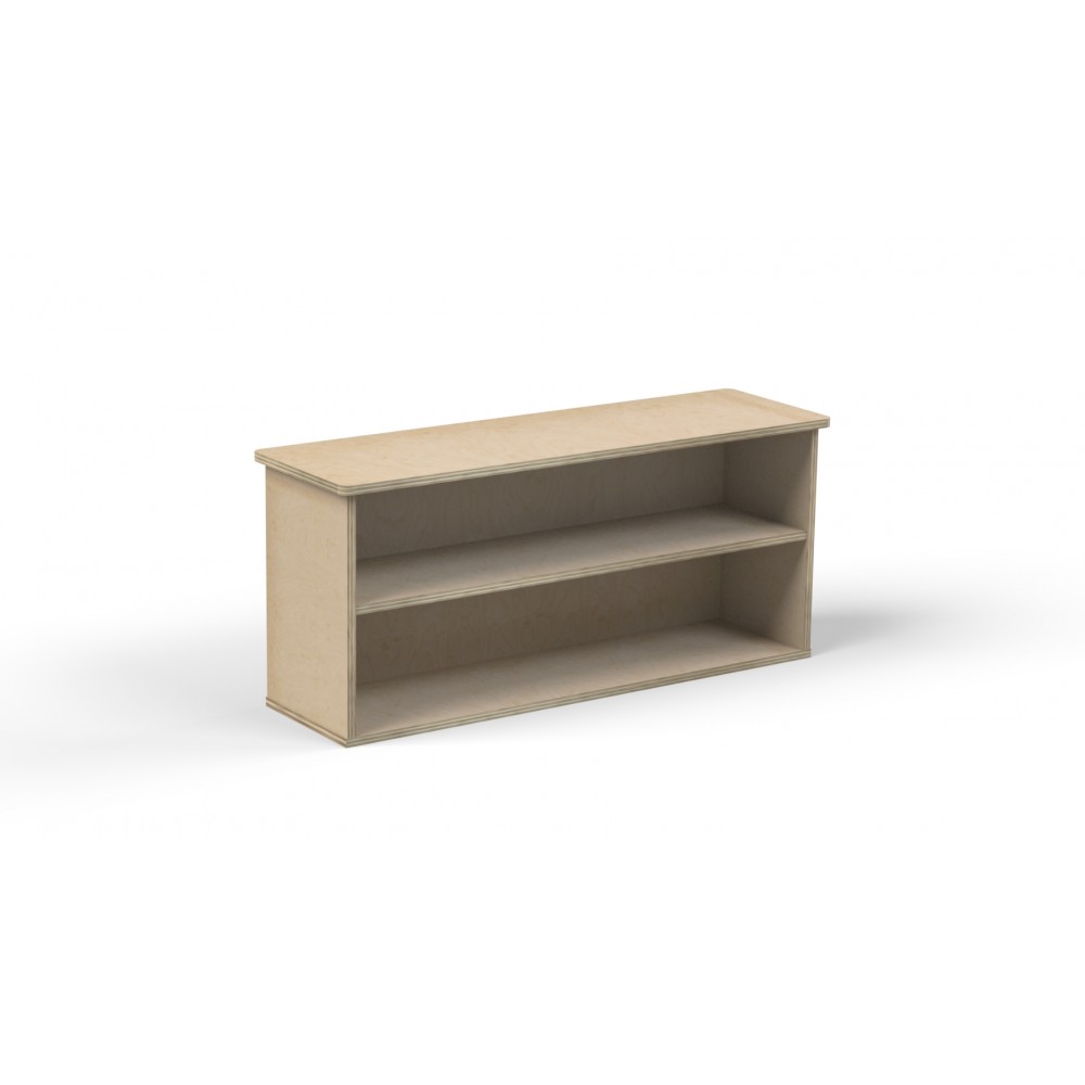 MUEBLE ESTANTERIA 3 NIVELES MDF BLANCO 110X30X50CM