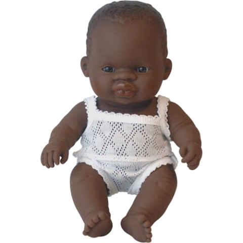 MUÑECO 21CM AFRICANO NIÑO MINILAND REF. 31143