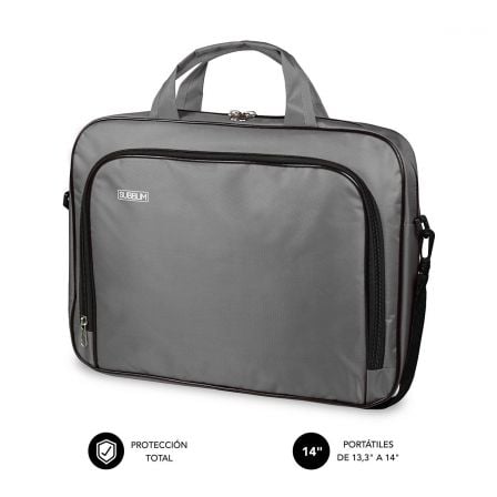 Maletín Subblim Oxford para Portátiles hasta 14"/ Gris