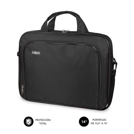 Maletín Subblim Oxford para Portátiles hasta 14"/ Negro