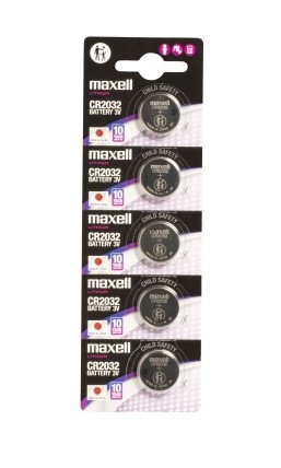 Maxell / ELBAT / Toshiba / Pack de 5 Pilas Litio de Boton CR2032 3V