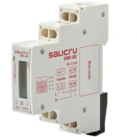 Medidor de Energía Inteligente Monofásico Salicru ESM1 EQX/ 40A