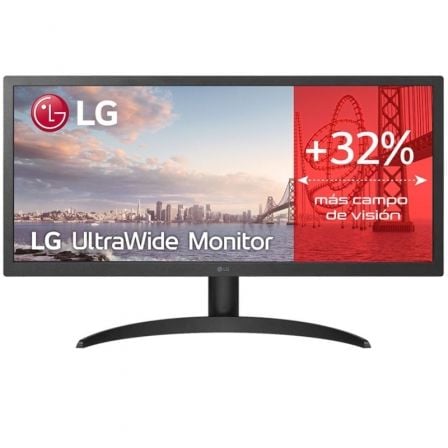 Monitor Ultrapanorámico LG UltraWide 26WQ500-B 25.7"/ WFHD/ Negro