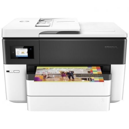 Multifunción A3 HP Officejet Pro 7740 WiFi/ Fax/ Dúplex/ Blanca