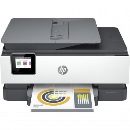 Multifunción HP Officejet Pro 8022e WiFi/ Fax/ Dúplex/ Blanca