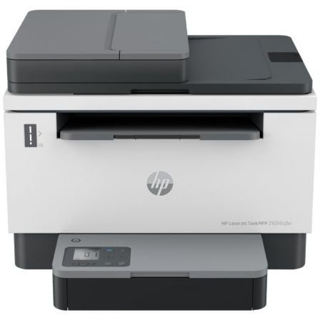 Multifunción Recargable Láser Monocromo HP Laserjet Tank 2604sdw/ WiFi/ Dúplex/ ADF/ Blanca y Negra