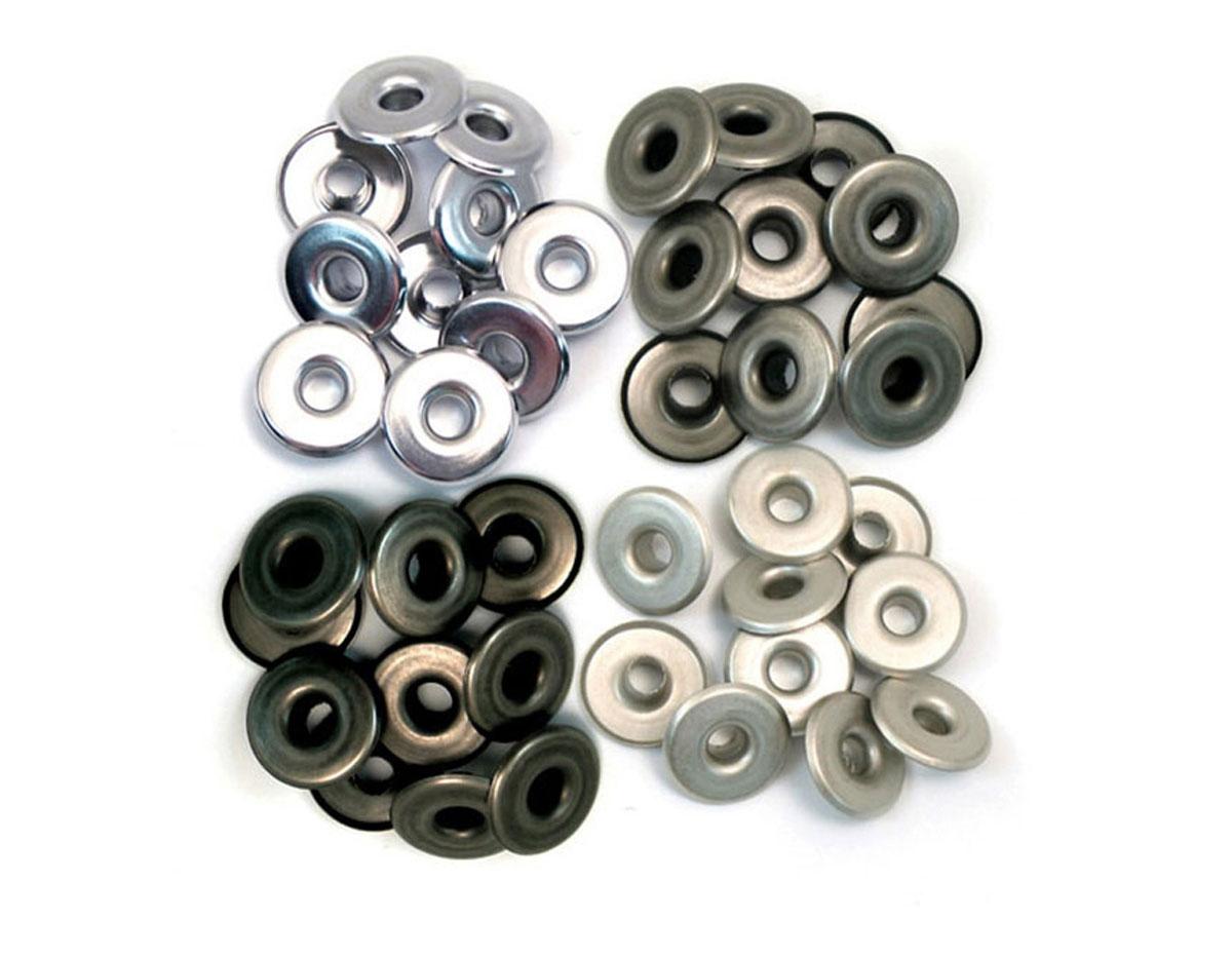 OJALES ALUMINO COLORES METALIZADOS FRIOS SET DE 40 OJALES