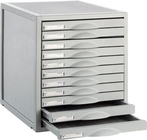 ORGANIZADOR 11CAJONES GRIS 316x256x362MM REF: 8211C