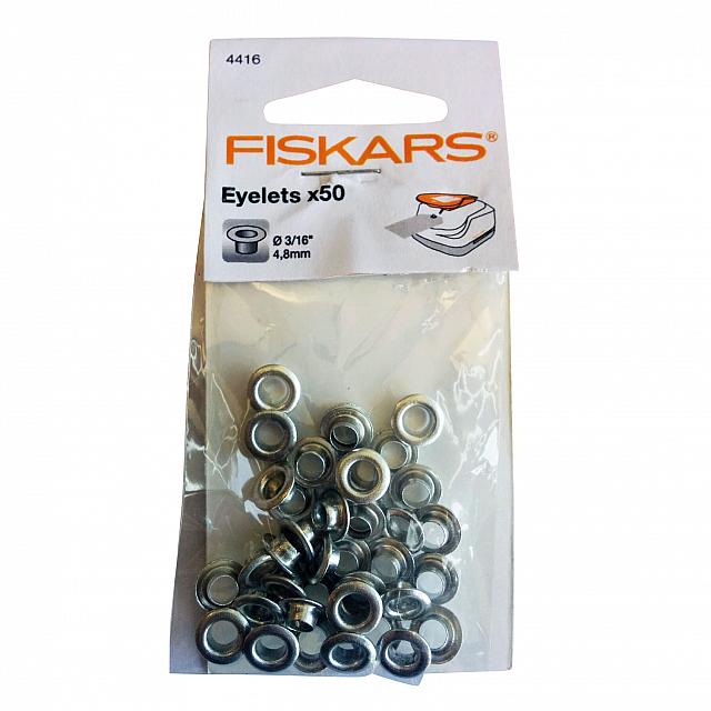 PACK 50 OJALES 4.8MM PARA PERFORADORAS FISKARS 15035 REF: 15034