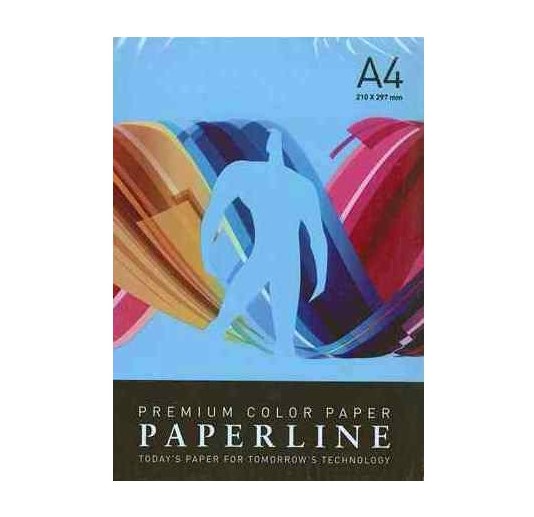 PAPEL COLOR A4 AZUL TURQUESA PAQUETE 500 HOJAS