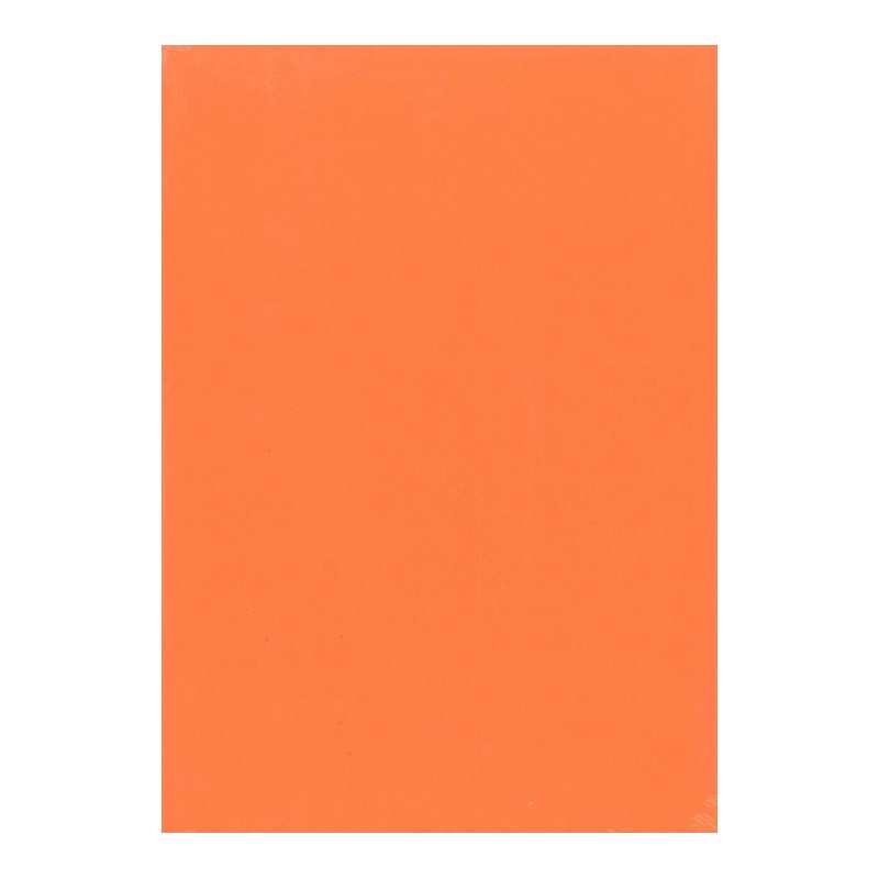 PAPEL COLOR A4 NARANJA PAQUETE 100 HOJAS