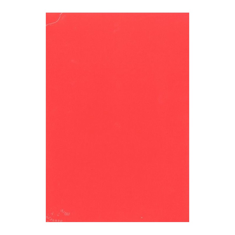 PAPEL COLOR A4 ROJO PAQUETE 100 HOJAS