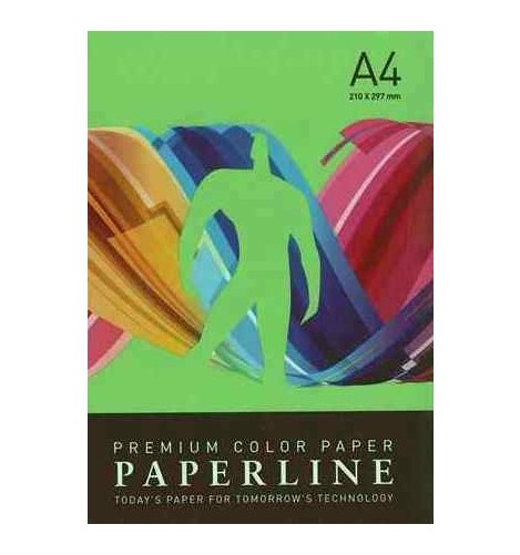 PAPEL COLOR A4 ***VERDE MEDIO*** PAQUETE 500 HOJAS 80GRAMOS