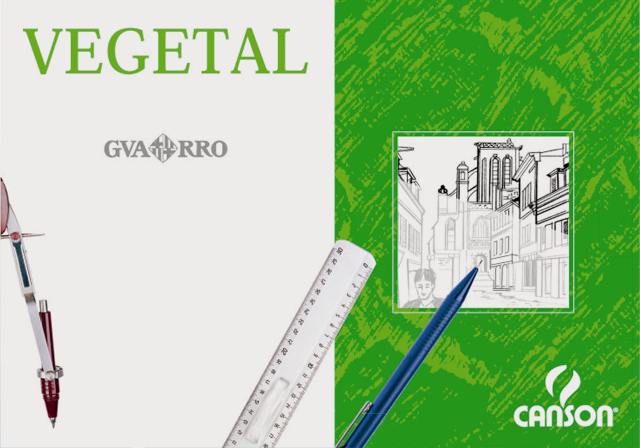 PAPEL VEGETAL A4 50 HOJAS GUARRO 90GR REF: C200400714