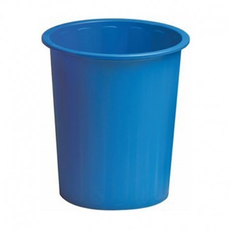 PAPELERA PLASTICO 14L AZUL FAIBO REF. 305-07