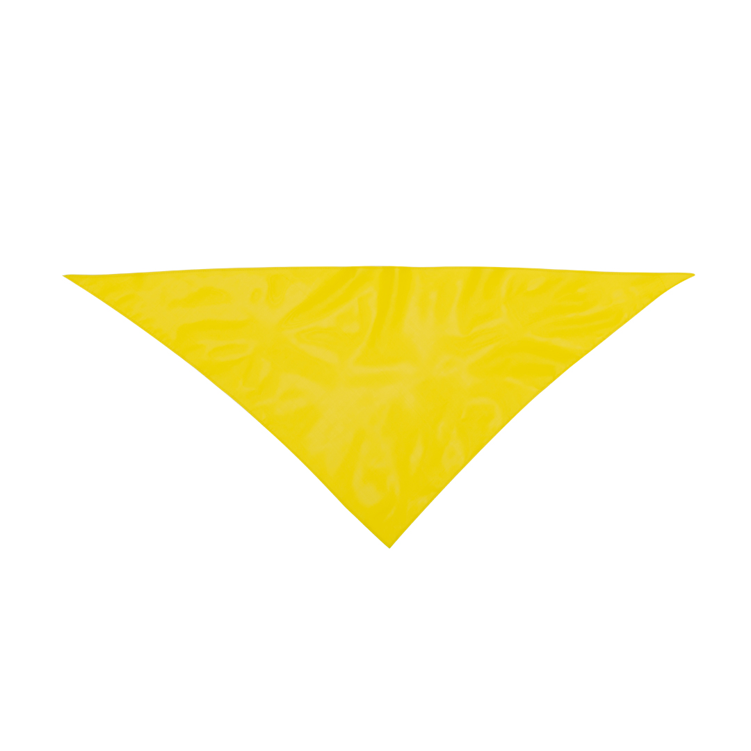 PAÑUELO ***AMARILLO*** TAMAÑO GRANDE 100X70CM DISEÑO TRIANGULAR POLIESTER