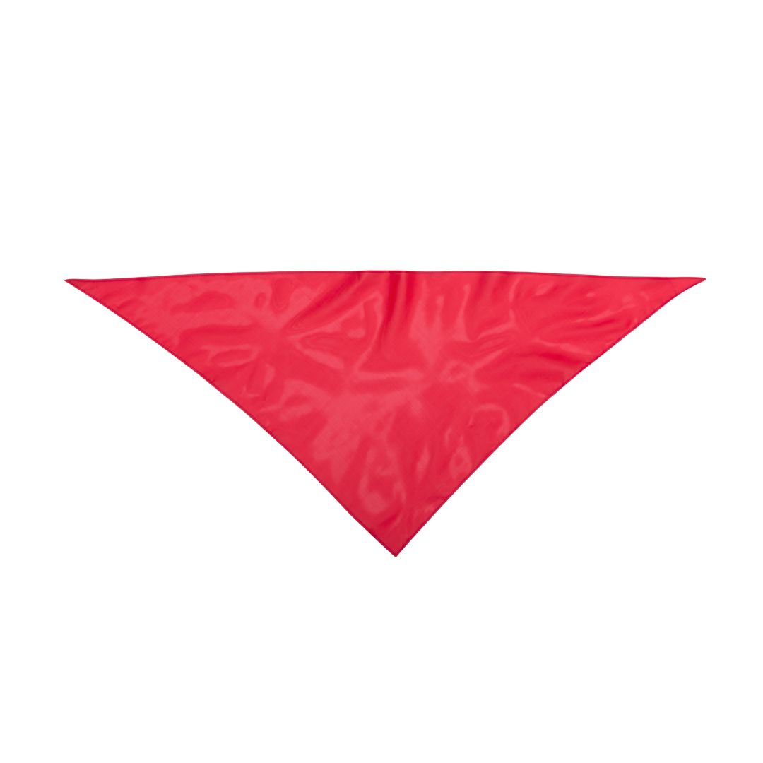 PAÑUELO ***ROJO*** TAMAÑO GRANDE 100X70CM DISEÑO TRIANGULAR POLIESTER