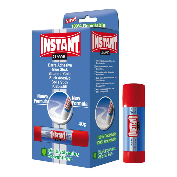 PEGAMENTO BARRA ADHESIVA INSTANT 40 GR. REF:  INSTANT 13001