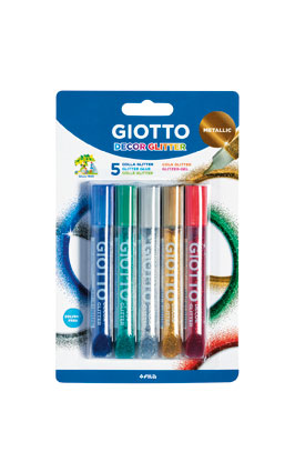 PEGAMENTO CON PURPURINA COLORES METALICOS GIOTTO REF.545100