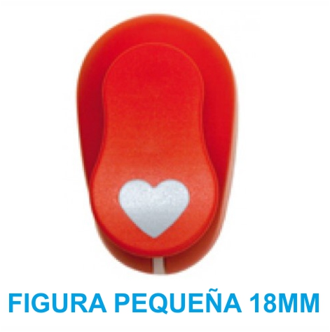 PERFORADORA GOMA EVA CORAZON 1.6CM GRAFOPLAS REF. 00038651