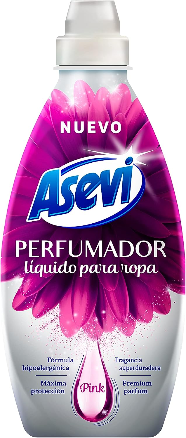 PERFUMADOR ROPA LAVADORA ASEVI PINK FRAGANCIA AFRUTADA 720ML