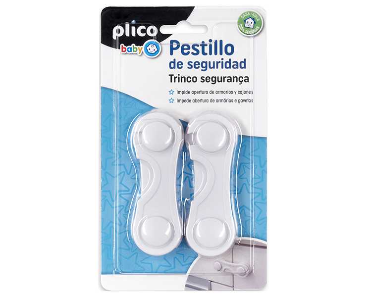 PESTILLO DE SEGURIDAD PLICO PACK 2 UNIDADES REF. 14019