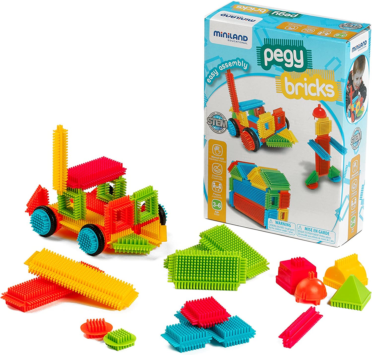 PIEZAS CONSTRUCCION PEGY BRICKS