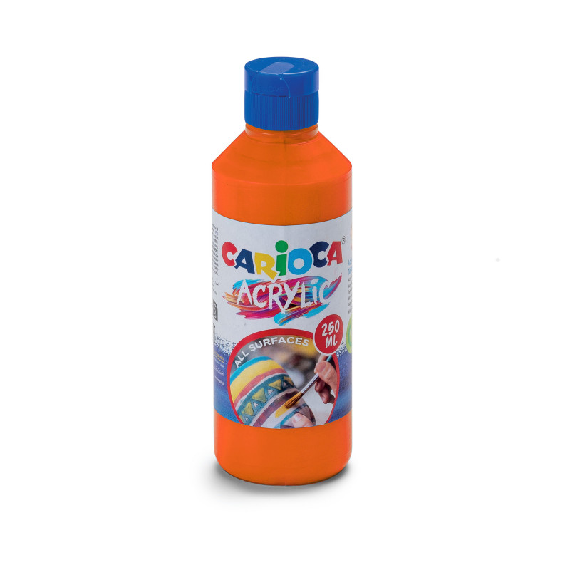 PINTURA **ACRILICA NARANJA*** CARIOCA 250ML