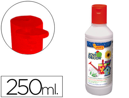 PINTURA ACRILICA PLASTICA JOVI 250ML BLANCO REF. 68001