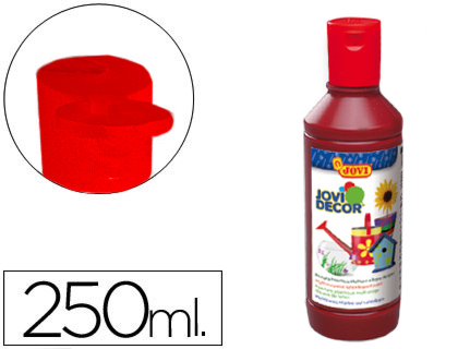 PINTURA ACRILICA PLASTICA JOVI 250ML MARRON REF. 680/12