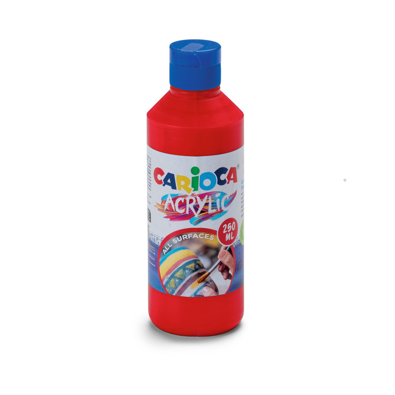 PINTURA **ACRILICA ROJO*** CARIOCA 250ML