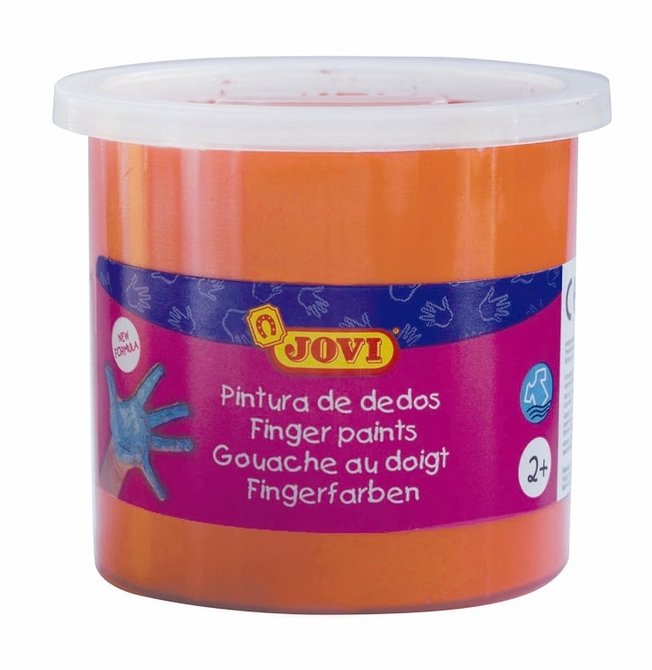 PINTURA DEDOS 125ML NARANJA REF. 550/0