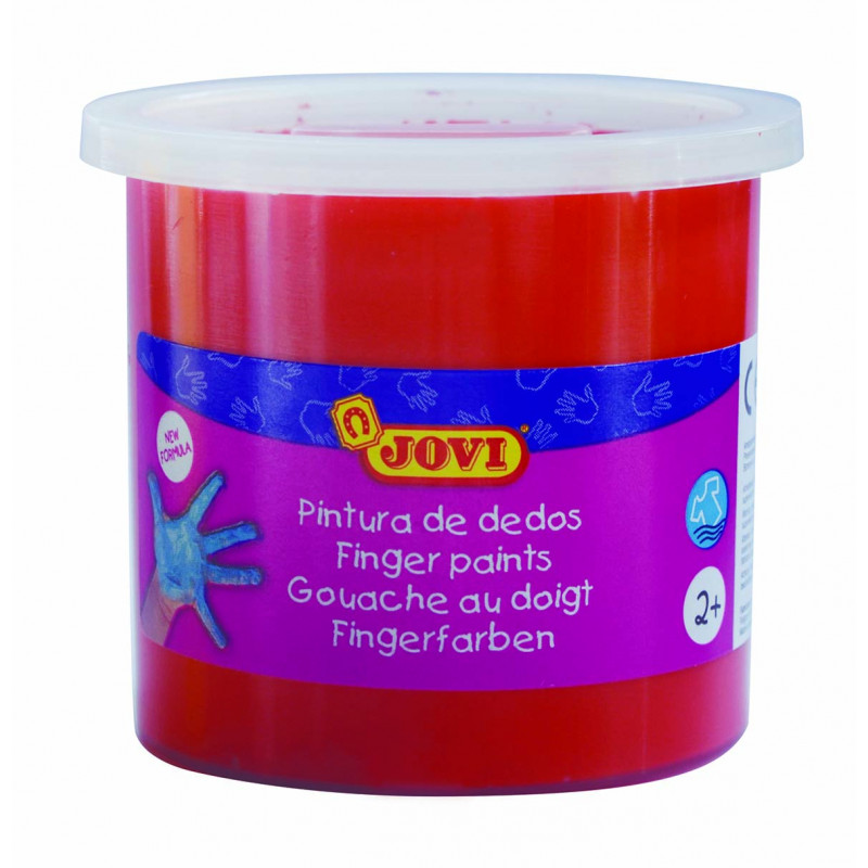 PINTURA DEDOS 125ML ROJO BERMELLÓN REF. 550/07