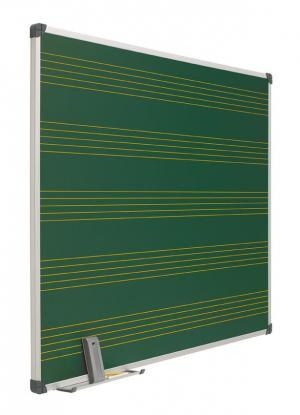 PIZARRA VERDE PENTAGRAMA MARCO ALUMINIO 122X150CM