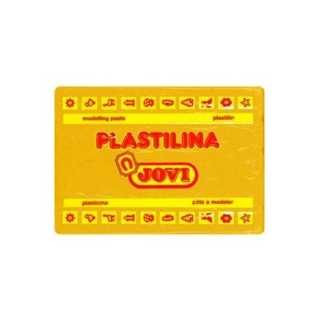 PLASTILINA AMARILLO OSCURO HUEVO 350G JOVI REF: 72/03