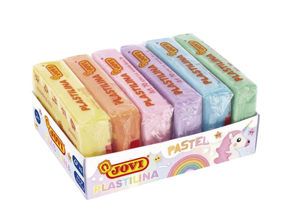 PLASTILINA ****COLORES PASTEL*** CAJA 6 UNIDADES 50 GRAMOS REF: 154719