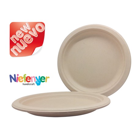 PLATO CARTON PARA DECORAR ** 18CM ** REF: 1500129