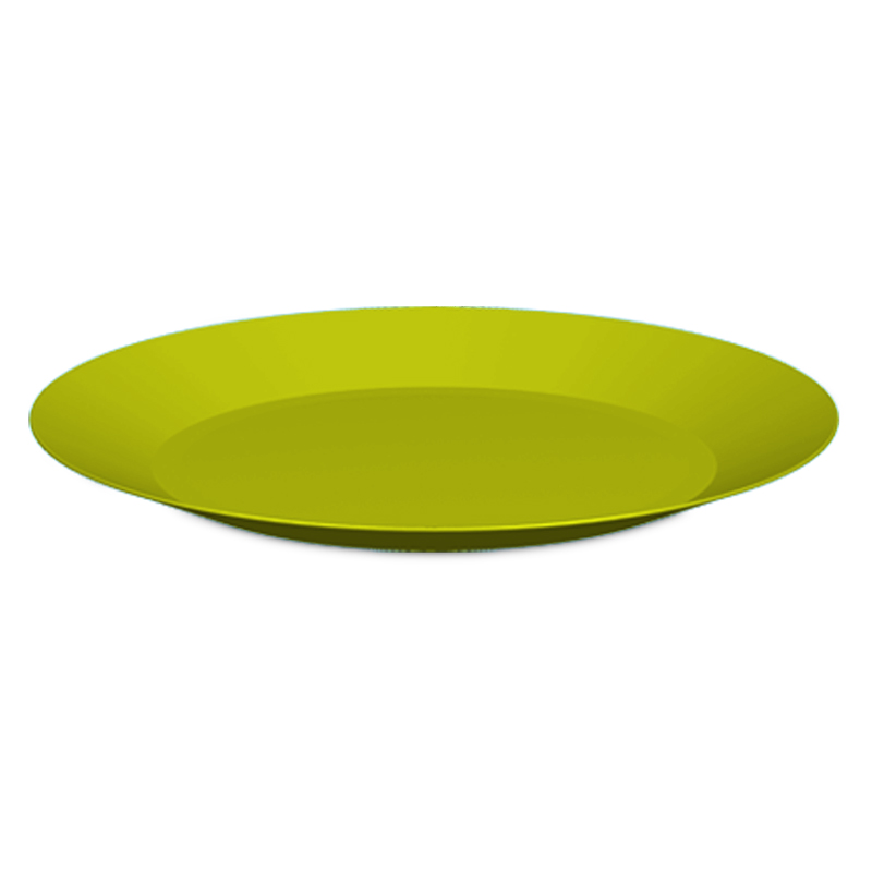 PLATO LLANO POLICARBONATO ***26CM*** APTO PARA USO ALIMENTARIO COLORES SURTIDOS