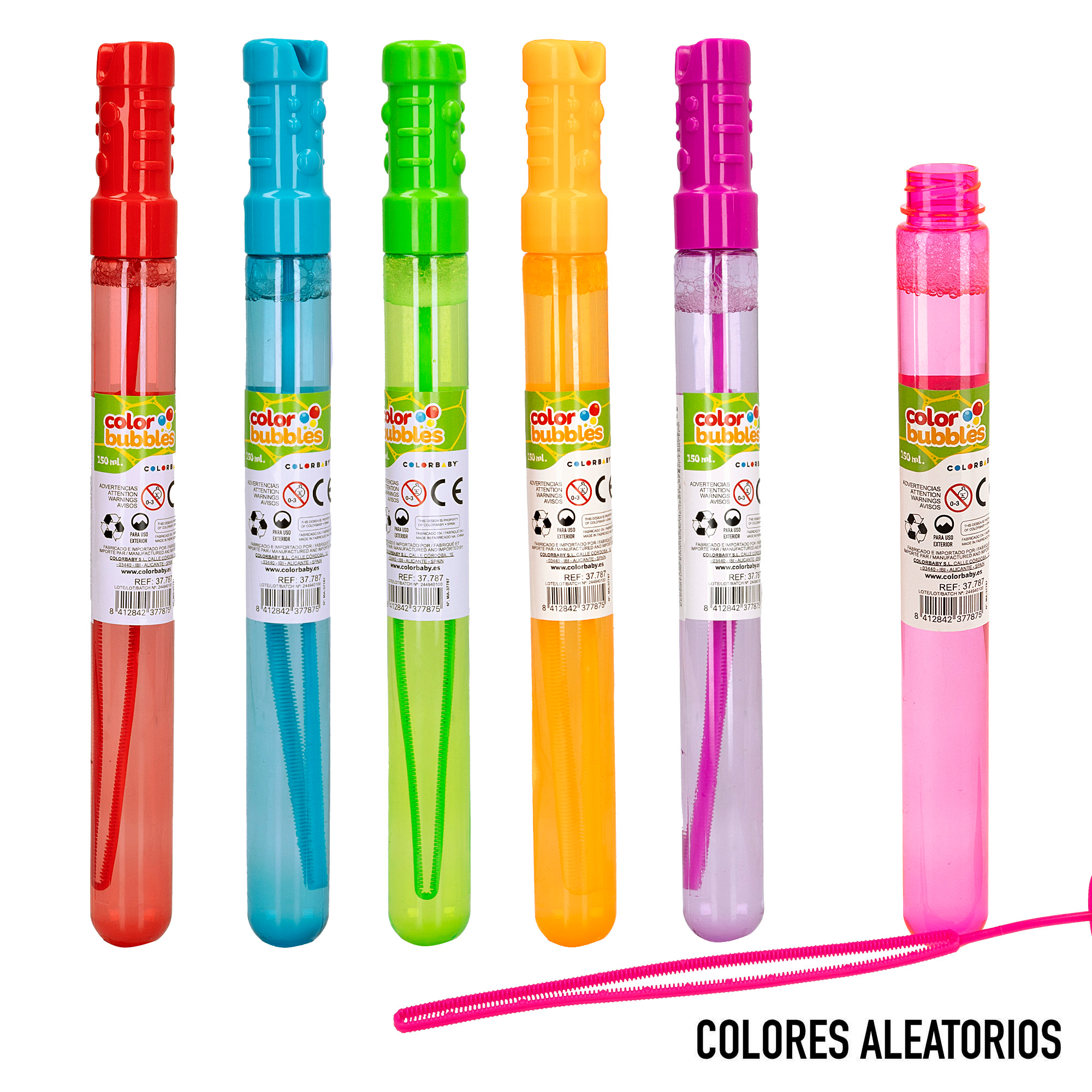 POMPEROS EN VARITA DE 32CM DE ALTURA Y 150ML DE CAPACIDAD