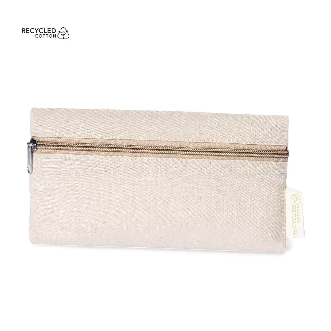 PORTATODO ESTUCHE FABRICADO EN ALGODON 100% NATURAL ***FORMA RECTANGULAR*** CON CREMALLERA DE 22X11.5CM