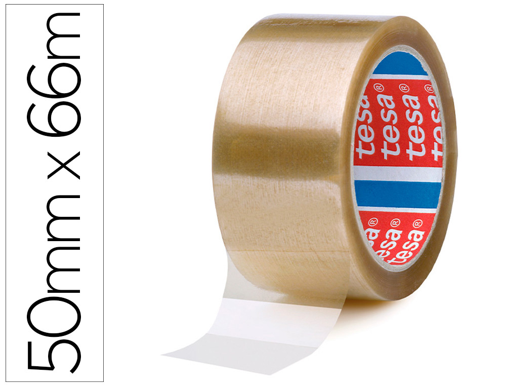PRECINTO TRANSPARENTE ***MARCA TESA*** 66M X50MM TESA 39153