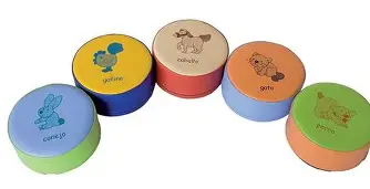 PUFF ANIMALES 15 CM 30X15 CM REF 391
