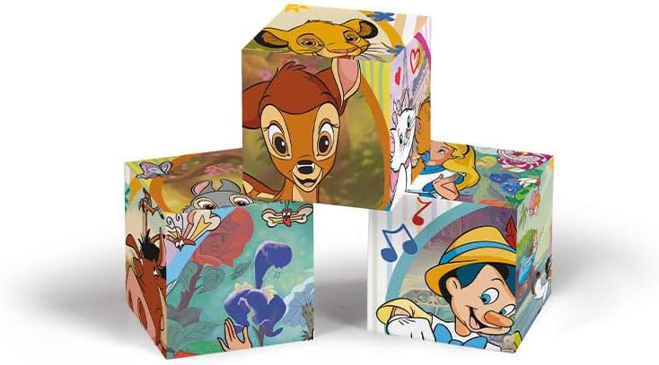 PUZZLE 12 CUBOS CLASICOS DISNEY CLEMENTONI