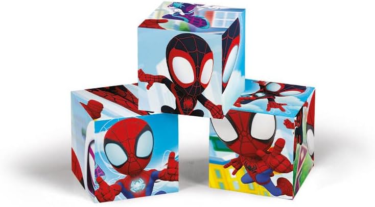 PUZZLE 12 CUBOS SPIDEY Y SUS INCREIBLES AMIGOS CLEMENTONI