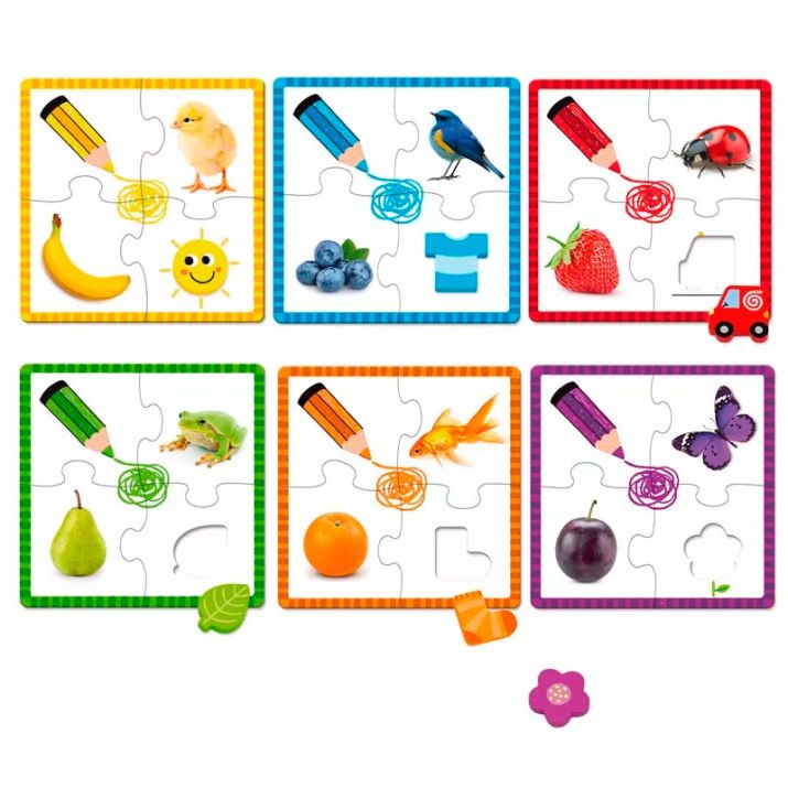 PUZZLE 6 COLORES GOULA DISET